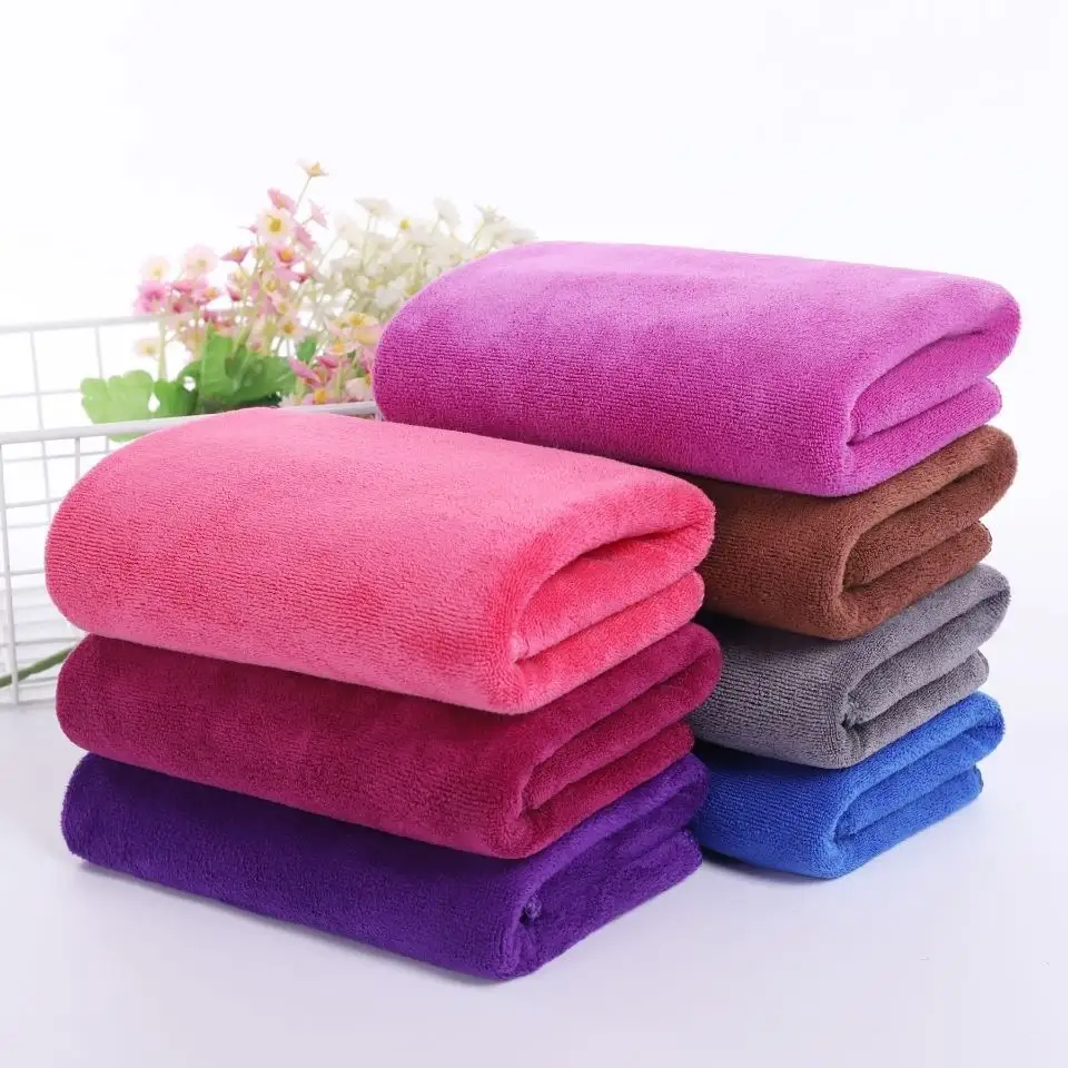 CXT694 vente en gros, serviette de Salon épaisse Baotou, tissu de nettoyage d'allaitement, Logo personnalisé, serviette de cheveux secs absorbants