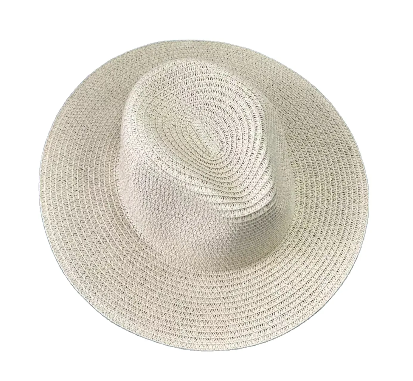 Diskon besar kualitas Super Musim Panas Panama topi jerami penjaga pantai uniseks tepi lebar berselancar kustom musim panas topi jerami alami dengan Logo
