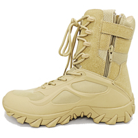 Bottes tactiques d'hiver pour hommes, semelle en caoutchouc, respirantes, à lacets, imperméables, chaussures de sécurité pour le travail, chaussures de sport, chaussures de randonnée en plein air