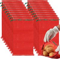 Sac en filet jetable de haute qualité avec cordon de serrage pour oignons et tomates, 10kg, 20kg, 30kg, 50kg, fabriqué en Chine