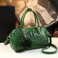 Véritable motif crocodile Sac à main pour femmes Fashion Tassel Shoulder Messenger Bag Zipper Portable Pillow Brand Authentic Leather