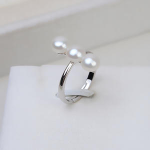 Support de bague en argent S925 Wenchi pour perle, accessoire DIY, 6-7 perles multi-goulot, perle creuse 152 pour femme, modèle 16546 - Product Image 4