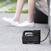Gonfleur de pompe à pneu Gonfleur de pneu automatique numérique Compresseur d'air de voiture Gonfleur de pneu