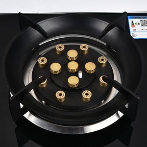 Cocina Empotrable de <span class=keywords><strong>Gas</strong></span> Natural de Doble Quemador de Alta Potencia, Ahorradora de Energía, con Superficie de Vidrio Templado y Garantía de Tres Años - Product Image 3