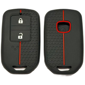 <span class=keywords><strong>Housse</strong></span> de clé intelligente en silicone personnalisée pour moto Honda PCX ADV Forza SH 3 boutons, antidérapante, avec accent rouge, étui de protection - Product Image 5