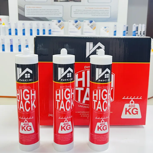 Adhésif de fixation haute résistance sans clous, polymère hybride jusqu'<span class=keywords><strong>à</strong></span> 400 kg/10 cm², adhérence initiale <span class=keywords><strong>rapide</strong></span> pour <span class=keywords><strong>béton</strong></span>, pierre, métal, panneau mural - Product Image 4