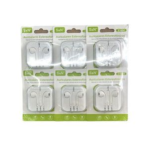 Auriculares Intrauditivos Estéreo con Micrófono Incorporado, Material ABS de 3.5mm para Teléfonos Móviles S N 31604 - Product Image 1