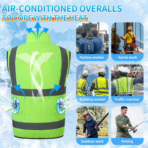 ファン付き冷却ベスト <span class=keywords><strong>12v</strong></span> 5700RPM ブラシレスモーター 低騒音 20000mAhバッテリー 熱中症対策 - Product Image 5