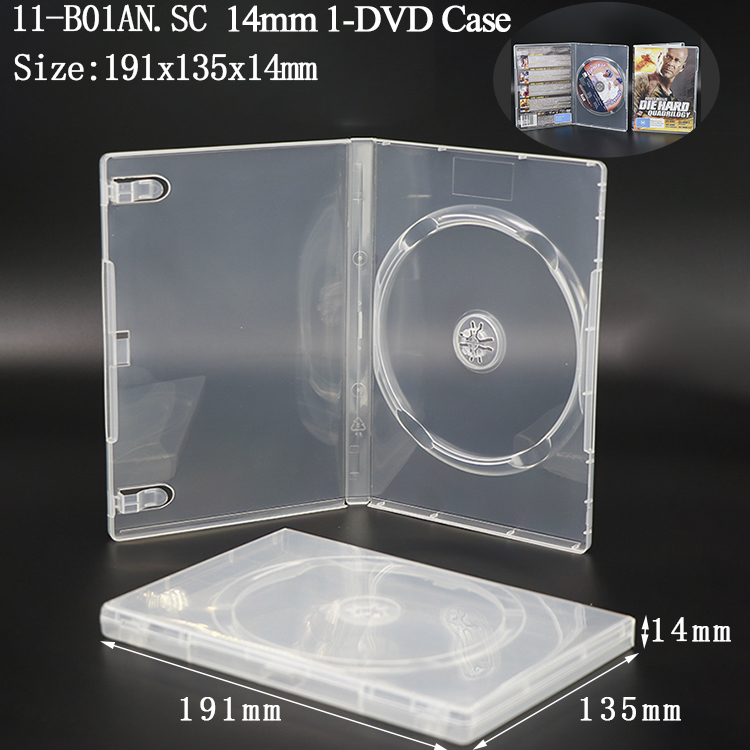 B01A : 14 mm 1 DVD Transparent