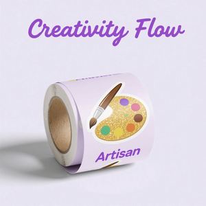 Rouleau d'autocollants en vinyle adhésif imperméable de luxe personnalisé pour l'impression de produits alimentaires et cosmétiques, étiquettes pour les produits de soin de la peau - Product Image 6