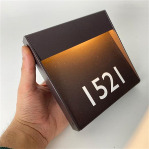 Business Wayfinding Signage with <b>LED</b> Door <b>Light</b> Acrylic Hotel <b>Room</b> Number Sign Plate Durable Metal and Aluminium Material - Product Image 6