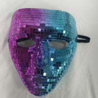 Masque de fête décoratif tendance avec miroirs, idéal pour les événements festifs et les soirées