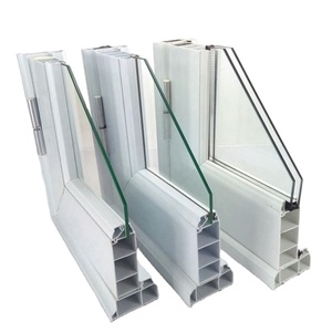 60 #-80 # Trắng đùn nhựa dọc Canada trang trí cửa uvioresistant đầy đủ màu sắc môi trường uPVC <span class=keywords><strong>PVC</strong></span> cửa sổ hồ sơ - Product Image 1