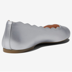 Chaussures de ballet plates pour femmes en cuir véritable de mode de luxe personnalisées de conception originale - Product Image 6