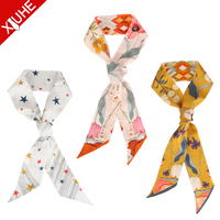 Customized Luxury Handbag Head Twill Neck Scarf for Women