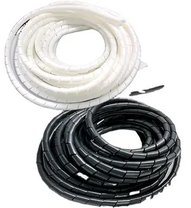 Bandas de enrolamento em espiral para cabos PE e Nylon, manga para gerenciamento de cabos
