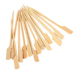 Wholesale BBQ Skewers bamboo food sticks disposable Teppo skewers