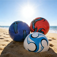 Ballon de football en PVC cousu à la machine 2026, tailles 3, 4, 5, personnalisable, durable, vente en gros directe d'usine, approvisionnement en vrac pour le sport