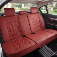 Housses de siège de voiture universelles en cuir Nappa imperméable de luxe, style professionnel, toutes saisons, ensemble complet