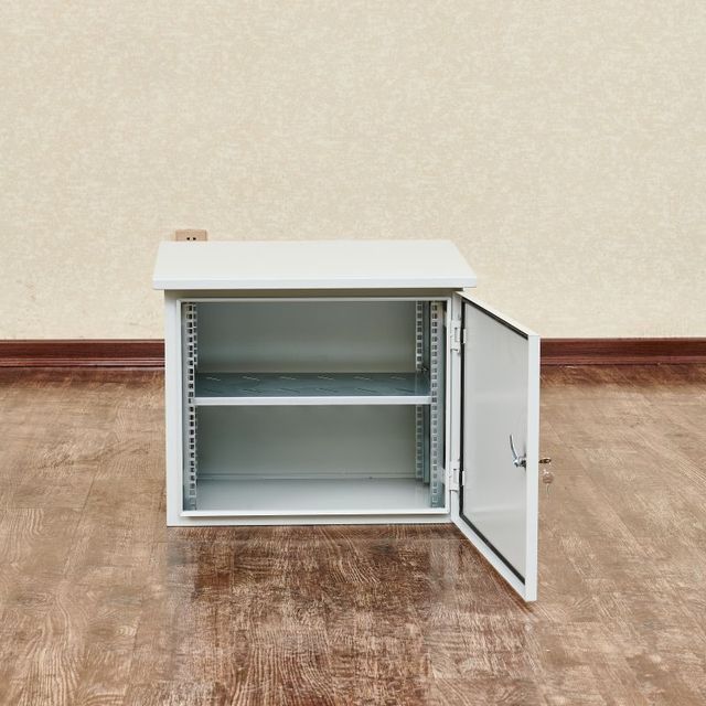 Hot Sale IP65 Wall Mounting 6U 9U 12U  Metal Enclosure Telecom Cabinet Outdoor Enclosures Wall Mounting Metal Distribution Box