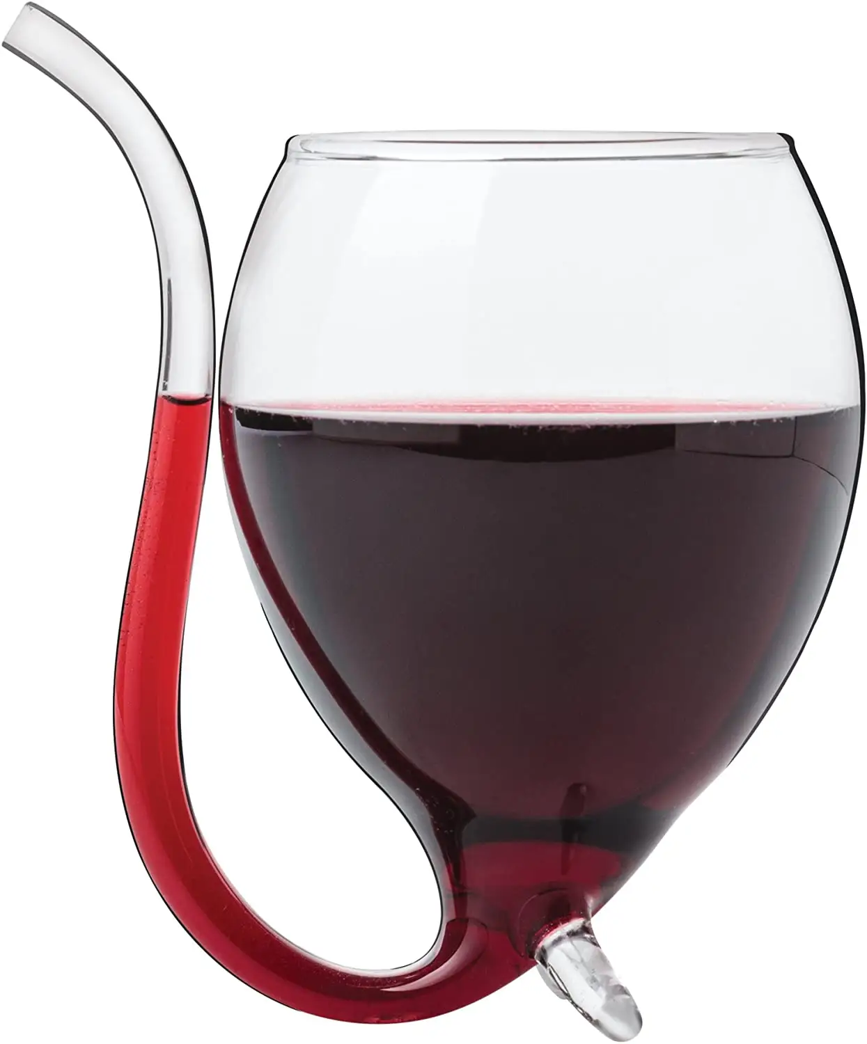 Hot Koop 300Ml Vampier Rode Wijn Glas Cup Transparant Glaswerk Mok Hittebestendig Glas Cup Met Drinken Tube