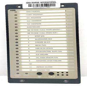 Pannello di Indicazione 57350001 ER DSHS 112 Strumento Marittimo <span class=keywords><strong>Nero</strong></span> Nuovo Originale Pronto per la Spedizione Automazione Industriale PAC - Product Image 1
