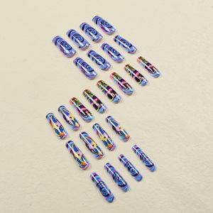 24 Uds Scream Death Mask <span class=keywords><strong>diseños</strong></span> <span class=keywords><strong>de</strong></span> calabaza gótico acrílico <span class=keywords><strong>uñas</strong></span> postizas <span class=keywords><strong>Halloween</strong></span> Extra largo cuadrado <span class=keywords><strong>uñas</strong></span> a presión - Product Image 3