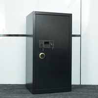 Coffre-fort de luxe compact avec serrure électronique et à clé, en acier, pour bijoux et argent, idéal pour le bureau ou la maison - WeiChi