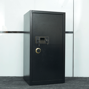 Coffre-fort de luxe compact avec serrure électronique et à clé, en acier, pour bijoux et argent, idéal pour le bureau ou la maison - WeiChi - Product Image 4