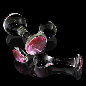 Tapón Anal Transparente con Incrustaciones de Diamantes Esféricos, Resistente al Agua, Juguete de Autoestimulación BDSM para Mujeres - Product Image 3