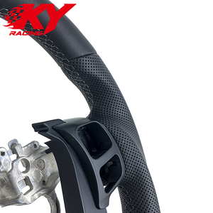 Volante deportivo de cuero personalizado estilo carreras, adecuado para Lexus IS IS250 IS350 ISF RX RC RC350 RCF GX GS GSF NX ES - Product Image 3