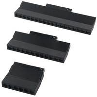 Sistem Lampu Rel Magnetik Modern QCXGDB120 12W - Lampu Sorot Linear LED Tersembunyi dengan Konstruksi Aluminium