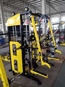 Machines d'équipement de gymnastique chargées par plaque Brightway Power Squat Rack Foic Jemmy Smith Mutli Function Gym Station Smith machine - Product Image 5