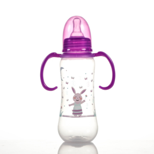 Botella <span class=keywords><strong>de</strong></span> alimentación <span class=keywords><strong>de</strong></span> leche para bebé, con cuello estándar, <span class=keywords><strong>240</strong></span> <span class=keywords><strong>Ml</strong></span>, con mango - Product Image 1