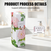Emballage cadeau en carton écologique personnalisé, boîte plate avec impression de logo, revêtement imperméable anti-UV, impression quadricolore pour cosmétiques