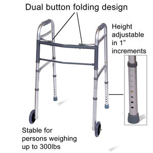 مشاية ومشاية عالية الجودة من خلال السلامة ، أداة مساعدة آمنة على المشي تشبه الكرسي المتحرك الخفيف - Product Image 6