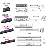 LEDEAST Tuya Zigbee DC48V TRIAC Rail lumineux magnétique ultra-fin pour éclairage de surface domestique et commercial