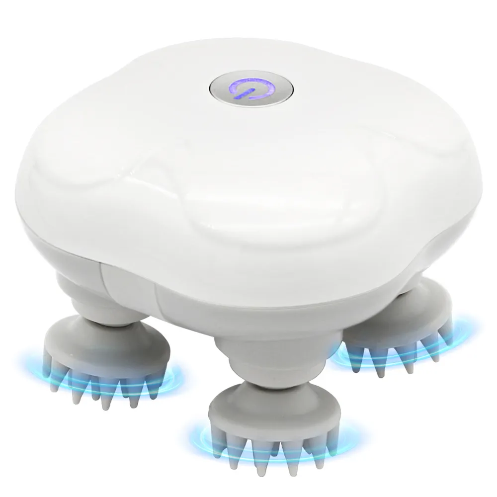 Banyo su yalıtım elektrikli kafa Spa vibratör kafa derisi bakımı saç ve baş masajı için