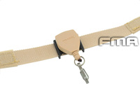 Lanière de fixation tactique FMA pour casque, système de fixation amélioré, fonction de protection, couleur BK DE TB720-TB721