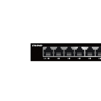 Conmutador de Red Gigabit Ethernet de 8 Puertos |   Plug and Play |   Soporte de Pared para Escritorio |   Divisor de Cajas de Plástico |   Sin ventilador |   Tráfico