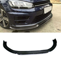 Carbon Fiber Front Stoßstange Lip Chin Spoiler für VW Golf 7 VII MK7 R Linie nicht Standard Stoßstange 2014-2017 RZ Style