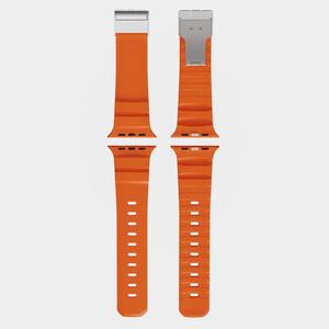 สายนาฬิกาซิลิโคนรุ่นใหม่สำหรับ Apple Watch S10 11 46 มม. Ultra 49 มม. SE 44 มม. พร้อมตัวล็อคแม่เหล็กแบบถอดเร็ว - Product Image 3