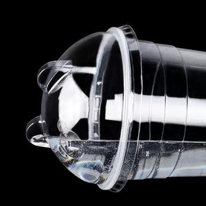 Offre Spéciale 16oz 500ml Bubble Boba Tea Pet Pp Cup Logo jetable imprimé Milk Shake clair 90 gobelets en <span class=keywords><strong>plastique</strong></span> de calibre avec couvercles en ours - Product Image 5