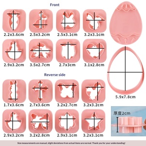 Moules à biscuits œufs de Pâques, <span class=keywords><strong>emporte</strong></span>-pièces, moules à gâteaux, moules à biscuits fourrés à la crème et à la <span class=keywords><strong>confiture</strong></span>, emballage en boîte - Product Image 3