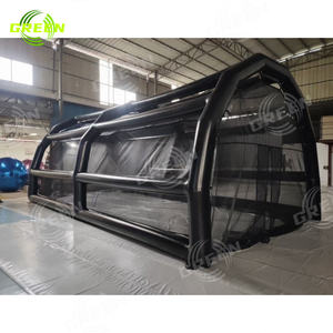 Cage de golf <span class=keywords><strong>gonflable</strong></span> verte blanche commerciale castello gonfiabile maison de rebond château videur pour bébé jouer hpfburg cage de filet de golf bo - Product Image 2