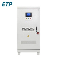 Stabilisateur de tension AC triphasé en cuivre AHKBDQ SVC, régulateur de tension 220V/380V 400V SBW 100KVA 250KVA 300KVA 400KVA 500KVA