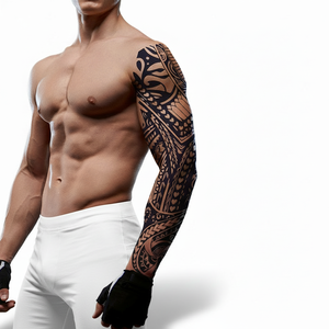 Adesivi per Tatuaggi Temporanei a Tema Erbe e Colori Artistici, Impermeabili e Resistenti al Sudore, Design Moderno e Semplice per Body Art - Product Image 3