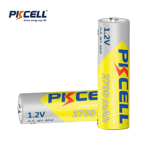 Pilas Recargables <span class=keywords><strong>de</strong></span> Níquel-<span class=keywords><strong>Metal</strong></span> <span class=keywords><strong>Hidruro</strong></span> AA <span class=keywords><strong>de</strong></span> 1.2V y 2700mAh para Juguetes Eléctricos, Linternas, Dispositivos Médicos y Sistemas <span class=keywords><strong>de</strong></span> Alimentación Ininterrumpida - Product Image 1