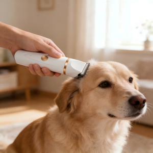 पालतू बाल ट्रिमर रिचार्जेबल इलेक्ट्रिक क्लिपर्स बिल्लियों कुत्तों के लिए सेट-इको-फ्रेंडली एब्स सरल सुविधाजनक डिजाइन - Product Image 3