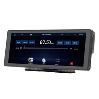 Monitor Mobil 10.26 Inci Wireless CarPlay Android 4K DVR, Radio Mobil, Mendukung Kamera Mundur Mobil/Truk, Pemutar Multimedia Portabel